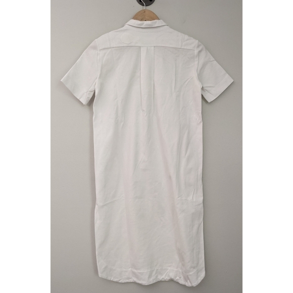 JNBY White Textured Collared Shirt Golf Dress - Picture 3 of 9